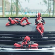 3Pcs Collectible Deadpool Action Figure Perfect Gift for Kids and car decoration picture