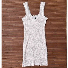 Divided Pink Floral Bodycon Dress Medium picture