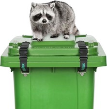Trash Can Locks for Animals, Raccoon-Proof, 2PCS Outdoor Lid Strap Lock picture