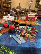Vintage Fisher Price Great Adventures Pirate Ship 🏴‍☠️ Parts And Pieces Lot picture