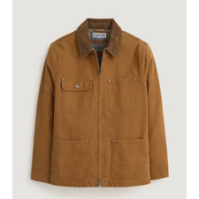 Wallace & Barnes Duck Canvas Utility Jacket Mens Barn Coat Fleece Lined L NWT picture