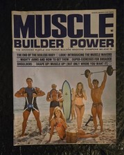 VINTAGE Muscle Builder Power Aug 1970 Arnold Schwarzenegger, Zane and Drapper. picture
