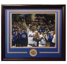 David Wright Signed Final Game Mets #5 Honor Captain Auto 16x20 Framed Photo BAS picture