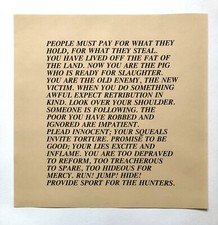 Jenny Holzer Inflammatory Essay Offset Lithograph Print 17
