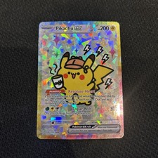 Pokemon Pikachu Special Doujin Art Starry Holo Card picture