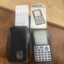 Sporty's E6B Electronic Flight Computer Vintage Pilot Aviation Tested Working  picture