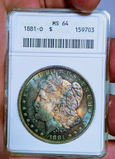 1881 O $1 Morgan Dollar ANACS MS64 