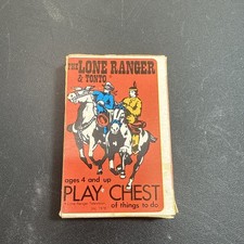 Vintage 1978 Lone Ranger & Tonto Play Chest Warren Paper Products No. 466 As-Is picture