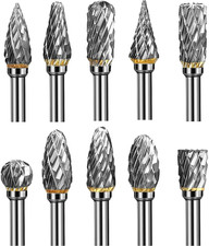 Tungsten Carbide Rotary Burr Bit Set 1/8