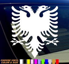 Albania Albanian Flag Eagle Vinyl Decal Sticker Choose Color & Size picture