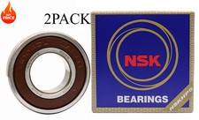 2PACK NSK 6004DDU 20X42X12MM MADE IN JAPAN Double Rubber Seal Bearings picture