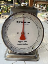 Vintage Detecto T5 Scale Top Loading Dial Scale 5 Lb Cooking Kitchen picture