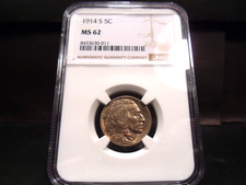 1914-S MS62 Buffalo Nickel NGC Certified - Fantastic for Grade picture