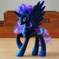 14CM Princess Luna PVC Toys My Little Pony Brushable NIGHTMARE MOON Girls Gifts picture