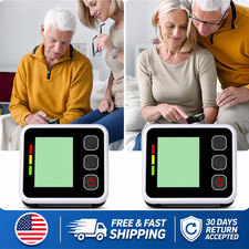 Portable Automatic Wrist BP Monitor LCD Blood Pressure Heart Rate picture