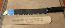 Vtg Cattaraugus Serrated Bread Carving Knife 9.75