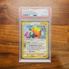 PSA 8 Pokemon EX Crystal Guardians Blastoise Delta Species 2/100 Reverse Holo picture