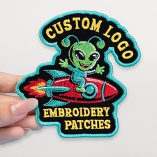 Custom Logo Patch, Personalized Embroidered Logo Patches, Company Logo Patch picture