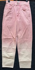 BDG Urban Outfitters Jeans Women's 27 High Rise Baggy Ombre Pink picture