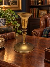 Vintage Solid Brass Candlestick 6