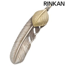 Tadi and King TADY & Heart K18 Feather Right Facing Necklace Top Men's L Used d1 picture