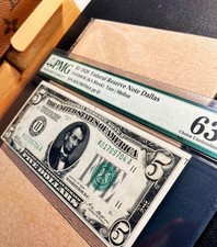 Fr. 1950-K 1928 $5 FRN Dallas 