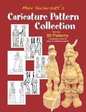 NEW Marv Kaisersatts’ Caricature Pattern Collection Woodcarving Book picture