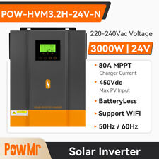 3000W 24V Solar Hybrid Inverter Off Grid 230V 80A MPPT Solar Charger Controller picture