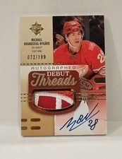 2025-26 Ultimate Michael Brandsegg-Nygard Debut Threads Patch Auto /199 ADT-MN picture