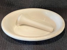 RARE Antique Glasgow China Vitrified Mortar and Pestle Trenton NJ 6