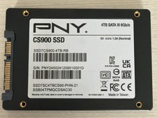 PNY CS900 2.5'' SATA III 4TB SSD 6GB/s (SSD7CS900-4TB-RB) 100% Health/Low Hours picture