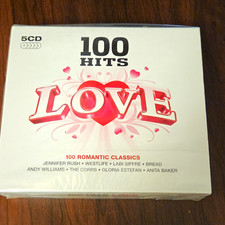 100 Hits Love 5CD Box Set NEW SEALED 100 Romantic Classics Love Songs picture