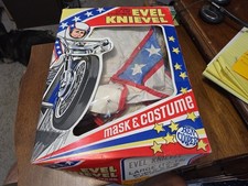 Vintage 1974 Ben Cooper Evel Knievel Costume No Mask Boxed Set Large  picture