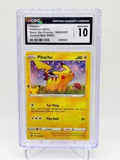 Pikachu Pokemon 2021 Black Star Promos General Mills SWSH039 CGC 10 picture