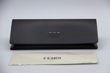 NEW FENDI AUTHENTIC EYEGLASSES BLACK SMALL MAGNETIC CASE CLOTH picture