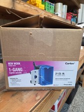 24x Lot Carlon New Work 1-Gang Adjustable Box B121ADJ Electrical Box 21 CU. IN. picture