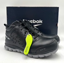 Reebok SUBLITE CUSHION WORK RB4142 Men's NEW Work Boots Black Multiple Sizes picture