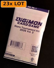 23x Digimon Card Game Store Tournament Kit 2026 Vol 2 English Sealed picture