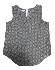 NWOT Maurices Women's Flowy Tank Top Full Zip Back Size M picture