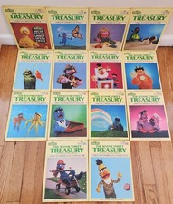 The Sesame Street Treasury Books Lot Vintage 1983 Lot of 14 picture