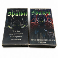VTG - SPAWN 1 & 2 VHS Lot Of 2 - Lenticular Covers - Good Condition picture