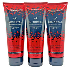 NEW Bath & Body Works Lot of 3 Tubes Halloween Immortal Body Lotion Cream 8 oz picture