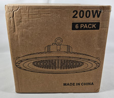 6x 200W UFO LED High Bay Light Warehouse Factory Commercial Shop Light Fixtures picture