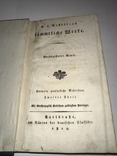 Friedrich Schiller's Complete Works: Prose Writings in German 1819 picture