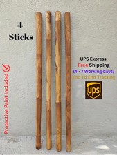 Escrima Kali Arnis Multi Node Sticks Plain Rattan Wskin 28”/1