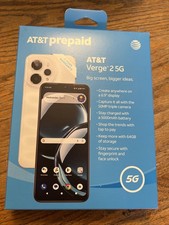 AT&T PREPAID VERGE 2 5G 64GB Ivory White LOCKED BRAND NEW 6.9 DISPLAY picture