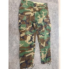 Vintage 1994 US Army Propper Woodland BDU Combat Pants Camo Medium Regular 33x30 picture