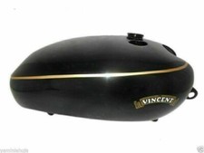 VINCENT BLACK PAINTED GAS FUEL PETROL TANK picture