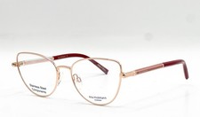 NEW ANA HICKMANN AH1372S 05B BLACK RED AUTHENTIC EYEGLASSES 52-16.5 picture