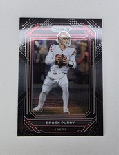 2022 Panini Chronicles Brock Purdy Prizm Black RC #PB-8 picture